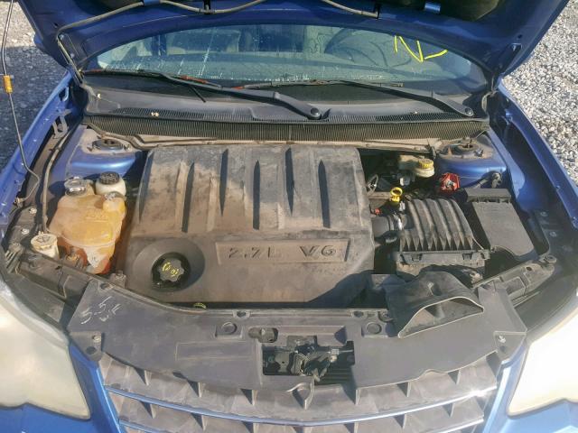 1C3LC56R47N528066 - 2007 CHRYSLER SEBRING TO BLUE photo 7