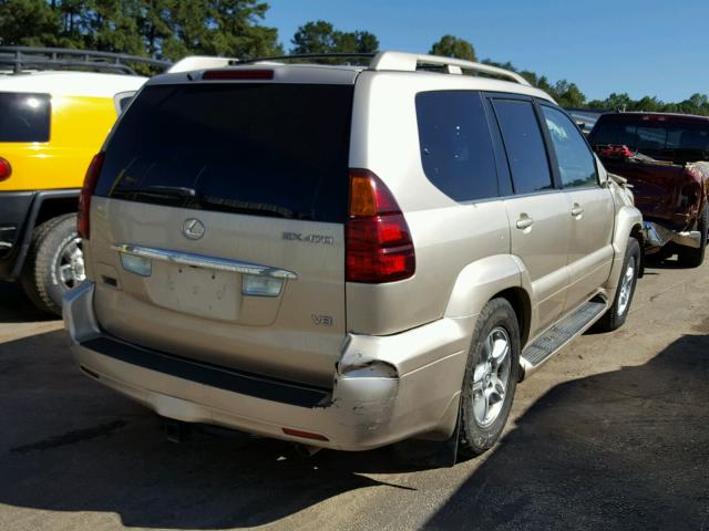 JTJBT20XX60107488 - 2006 LEXUS GX 470 GOLD photo 3