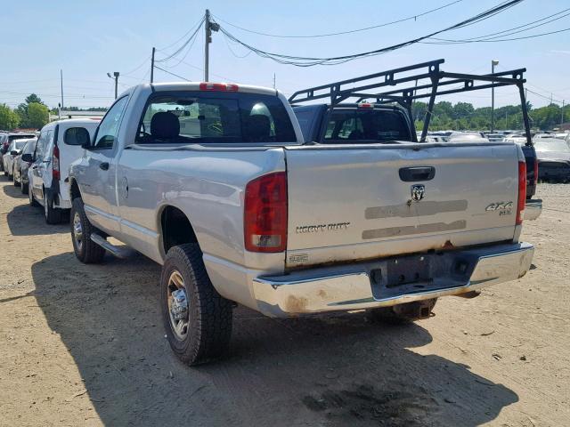 3D7KS26D56G158613 - 2006 DODGE RAM 2500 S ვერცხლისფერი ფოტო 3