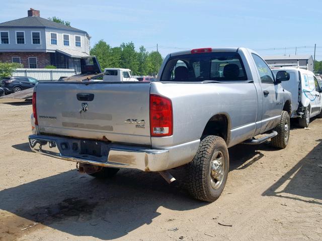 3D7KS26D56G158613 - 2006 DODGE RAM 2500 S SILVER photo 4