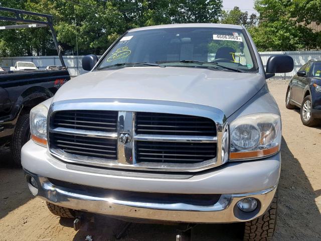 3D7KS26D56G158613 - 2006 DODGE RAM 2500 S SILVER photo 9