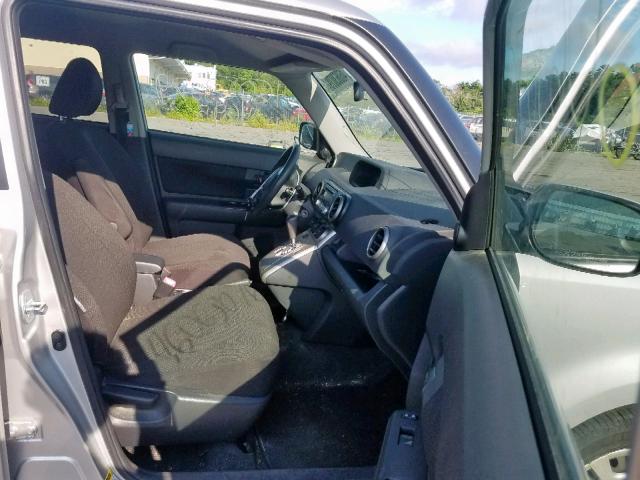 JTLKE50E081033044 - 2008 TOYOTA SCION XB 银色 照片 5