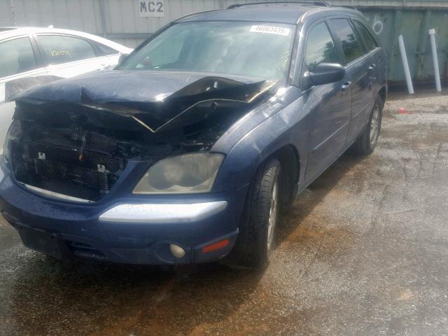 2C8GF68434R375852 - 2004 CHRYSLER PACIFICA BLUE photo 2