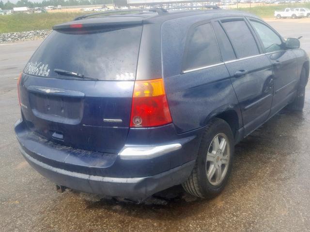 2C8GF68434R375852 - 2004 CHRYSLER PACIFICA BLUE photo 4