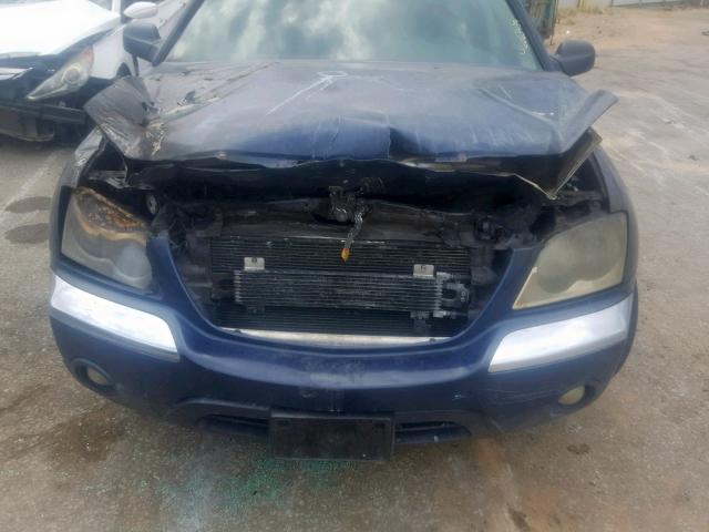 2C8GF68434R375852 - 2004 CHRYSLER PACIFICA BLUE photo 9