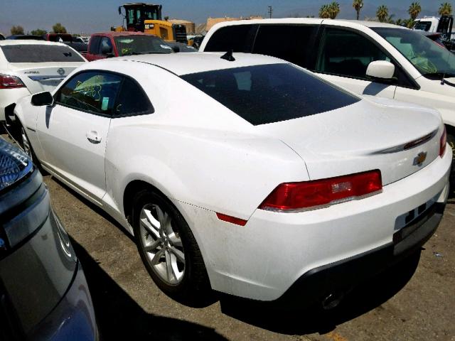 2G1FB1E30F9252044 - 2015 CHEVROLET CAMARO LS WHITE photo 3