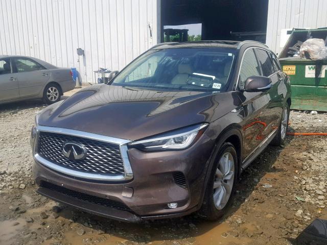 3PCAJ5M38KF125514 - 2019 INFINITI QX50 ESSEN GRAY photo 2