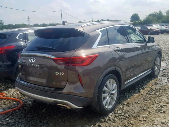 3PCAJ5M38KF125514 - 2019 INFINITI QX50 ESSEN GRAY photo 4