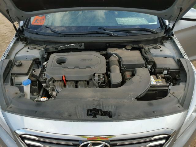 5NPE34AF2FH106517 - 2015 HYUNDAI SONATA SPO GRAY photo 7