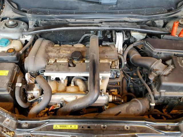 YV1RS58D222192125 - 2002 VOLVO S60 2.4T GRAY photo 7
