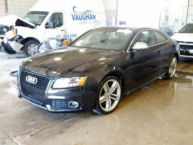 WAURV78T59A009314 - 2009 AUDI S5 QUATTRO BLACK photo 2