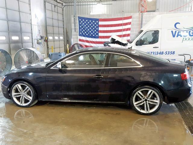 WAURV78T59A009314 - 2009 AUDI S5 QUATTRO BLACK photo 9