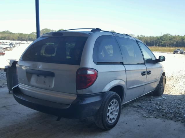 1C4GJ25B11B119893 - 2001 CHRYSLER VOYAGER SILVER photo 4