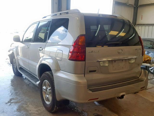 JTJBT20X830008342 - 2003 LEXUS GX 470 SILVER photo 3