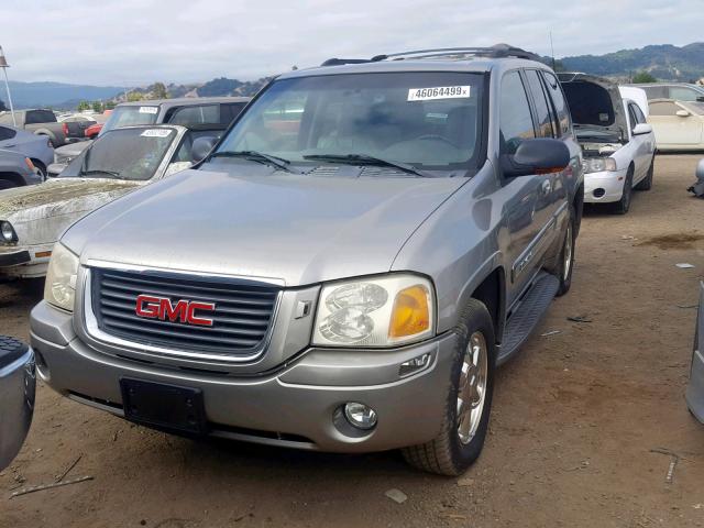 1GKDT13SX22356642 - 2002 GMC ENVOY TAN photo 2