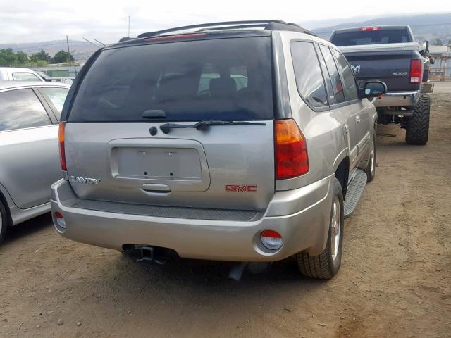 1GKDT13SX22356642 - 2002 GMC ENVOY TAN photo 4