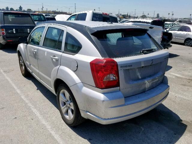 1B3CB4HA8AD661699 - 2010 DODGE CALIBER SX SILVER photo 3