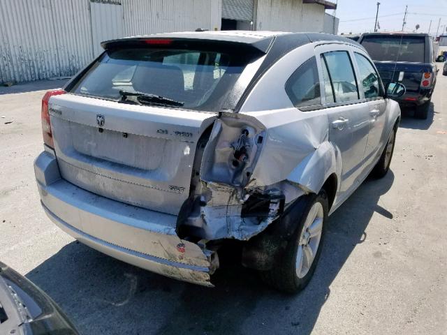 1B3CB4HA8AD661699 - 2010 DODGE CALIBER SX SILVER photo 4