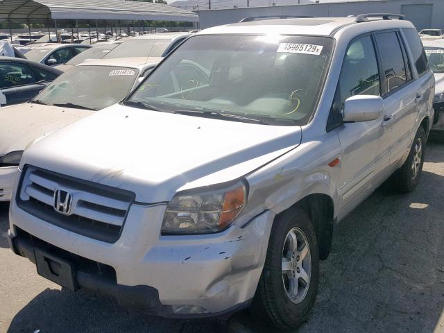 5FNYF18388B042807 - 2008 HONDA PILOT SE SILVER photo 2