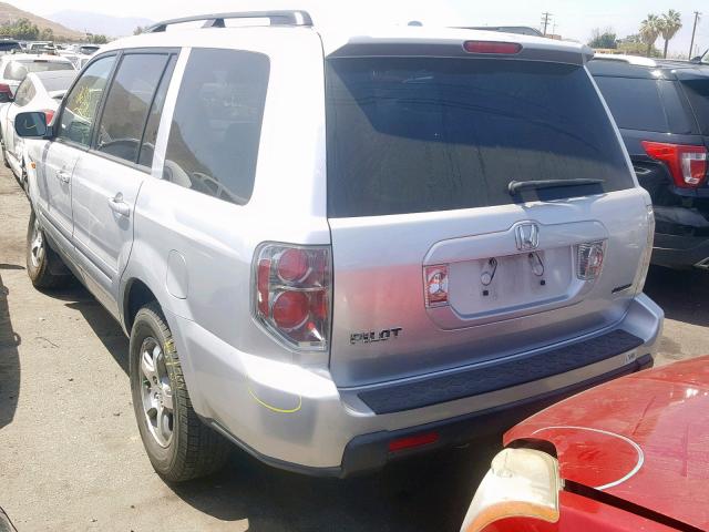 5FNYF18388B042807 - 2008 HONDA PILOT SE SILVER photo 3