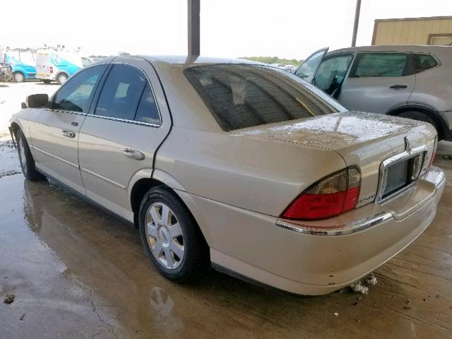 1LNHM86S83Y662537 - 2003 LINCOLN LS WHITE photo 3