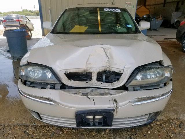 1LNHM86S83Y662537 - 2003 LINCOLN LS WHITE photo 9