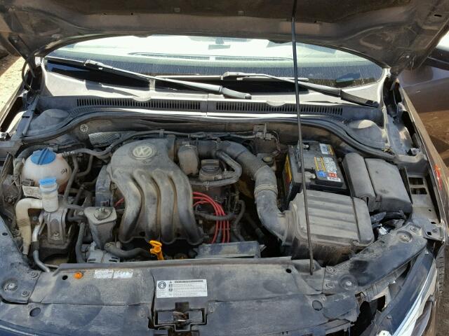 3VW1K7AJ4BM024054 - 2011 VOLKSWAGEN JETTA BASE Շագանակագույն լուսանկար 7