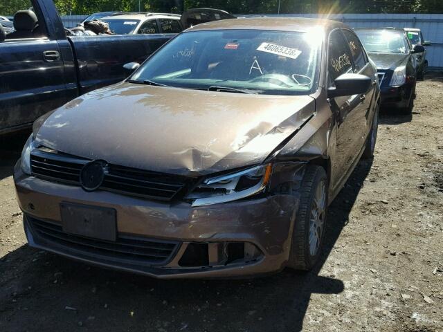 3VW1K7AJ4BM024054 - 2011 VOLKSWAGEN JETTA BASE Շագանակագույն լուսանկար 9