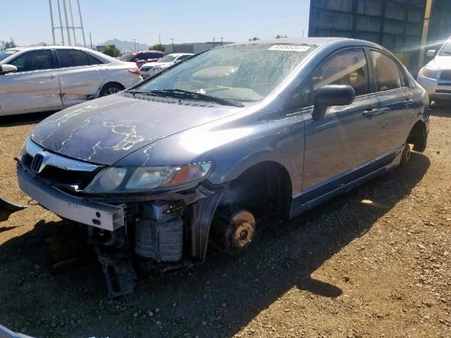 19XFA1F32AE057470 - 2010 HONDA CIVIC VP BLUE photo 2