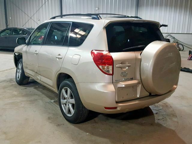 JTMBD31V865049631 - 2006 TOYOTA RAV4 LIMIT TAN photo 3