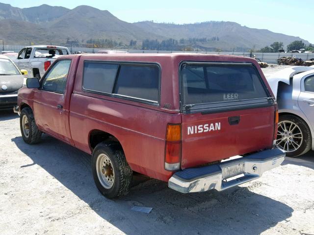 1N6SD11S9NC337613 - 1992 NISSAN TRUCK SHOR MAROON photo 3