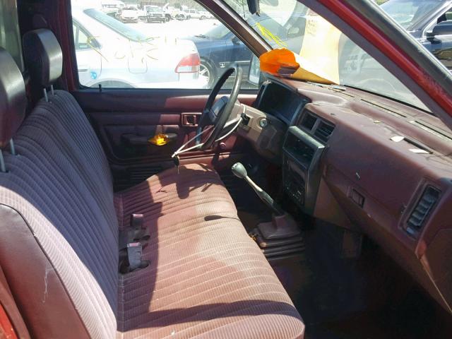 1N6SD11S9NC337613 - 1992 NISSAN TRUCK SHOR MAROON photo 5