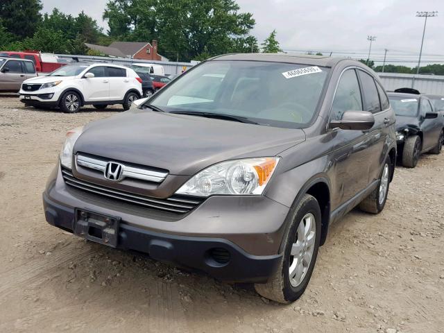 5J6RE48769L056886 - 2009 HONDA CR-V EXL GRAY photo 2