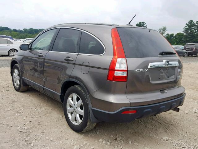 5J6RE48769L056886 - 2009 HONDA CR-V EXL GRAY photo 3