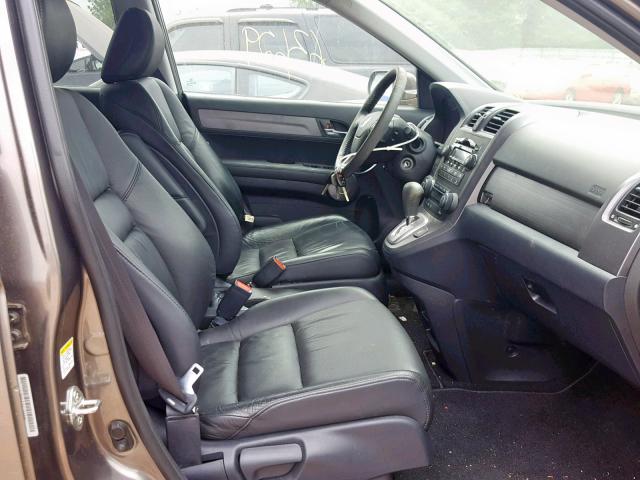 5J6RE48769L056886 - 2009 HONDA CR-V EXL GRAY photo 5