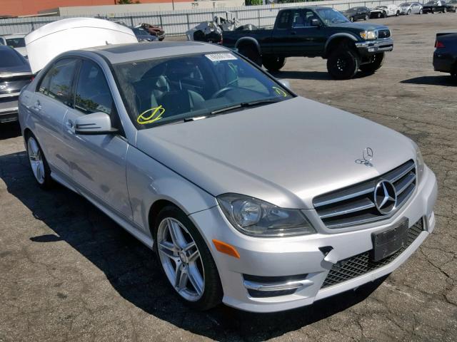 WDDGF4HB0EA942552 - 2014 MERCEDES-BENZ C 250 SILVER photo 1