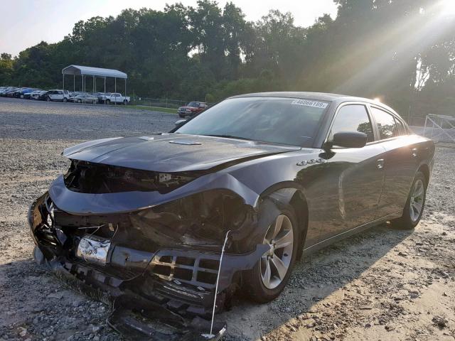 2C3CDXHG0GH297213 - 2016 DODGE CHARGER SX BLACK photo 2