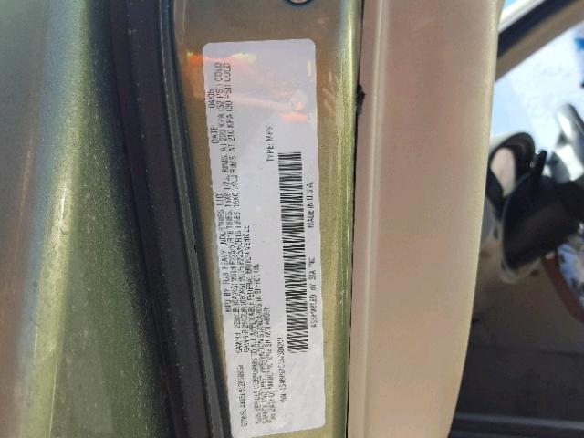 4S4BP61C157384204 - 2005 SUBARU LEGACY OUT GREEN photo 10