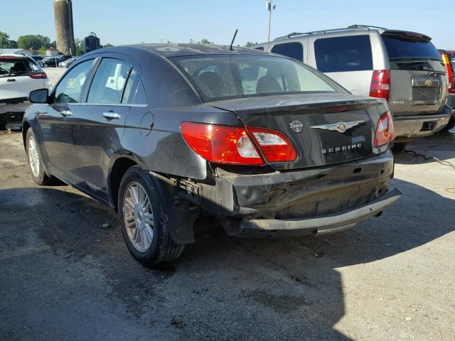 1C3LC66K78N141036 - 2008 CHRYSLER SEBRING LI BLACK photo 3