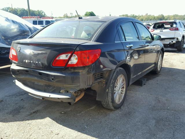 1C3LC66K78N141036 - 2008 CHRYSLER SEBRING LI BLACK photo 4