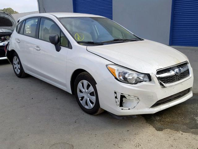 JF1GPAA65D2873925 - 2013 SUBARU IMPREZA WHITE photo 1