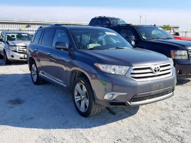 5TDYK3EH4CS053301 - 2012 TOYOTA HIGHLANDER GRAY photo 1