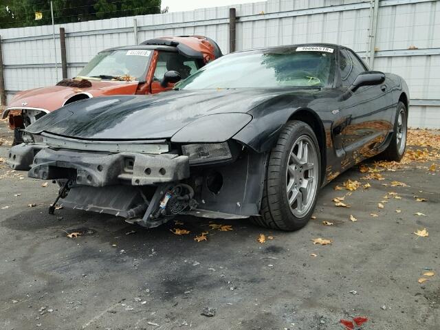 1G1YY12S535128315 - 2003 CHEVROLET CORVETTE Z BLACK photo 2