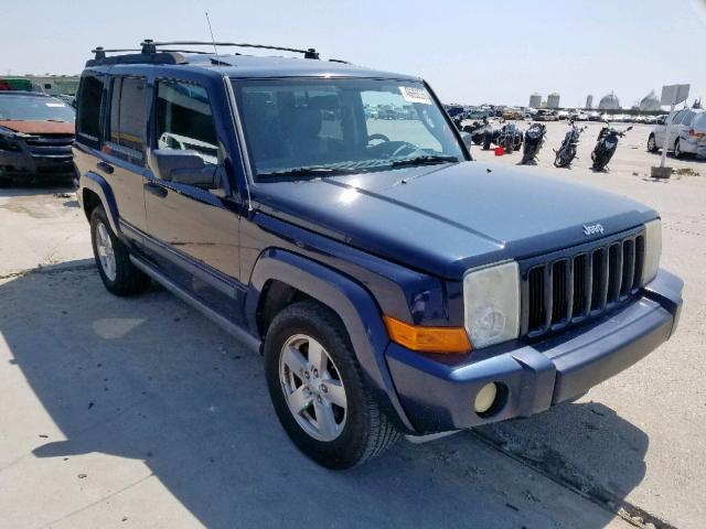 1J8HH48K16C267530 - 2006 JEEP COMMANDER BLUE photo 1