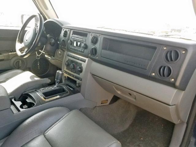 1J8HH48K16C267530 - 2006 JEEP COMMANDER BLUE photo 5