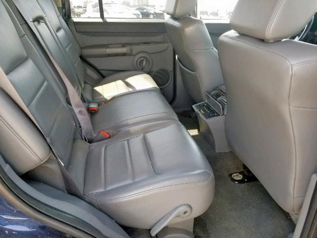 1J8HH48K16C267530 - 2006 JEEP COMMANDER BLUE photo 6