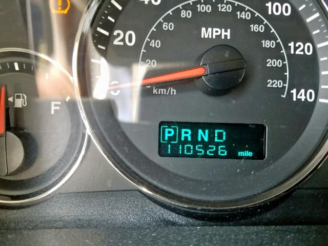 1J8HH48K16C267530 - 2006 JEEP COMMANDER BLUE photo 8