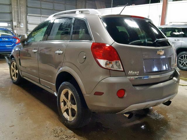 3GNAL3E55CS604116 - 2012 CHEVROLET CAPTIVA SP GRAY photo 3