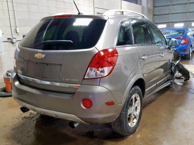 3GNAL3E55CS604116 - 2012 CHEVROLET CAPTIVA SP GRAY photo 4