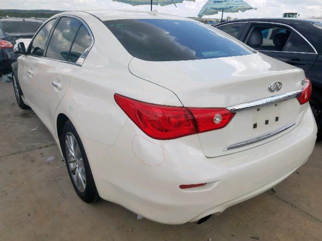 JN1EV7APXHM739265 - 2017 INFINITI Q50 PREMIU WHITE photo 3